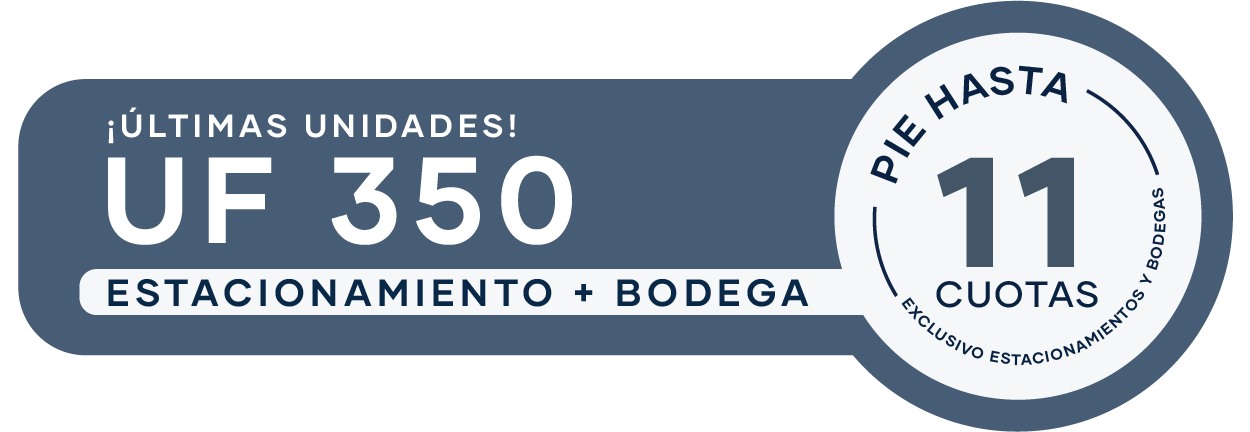 Promoción estacionamiento + bodega