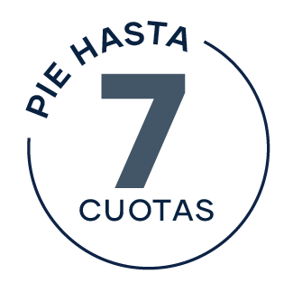 Pie en 8 cuotas