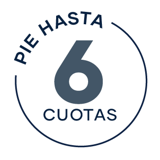 Pie en 6 cuotas
